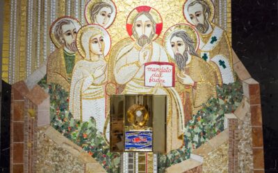 il mosaico di Marina nel nuovo sito del Centro Aletti