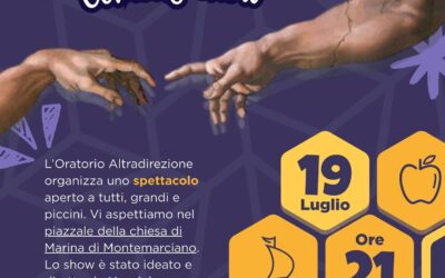 Spettacolo “E tutto ebbe inizio! Comedy show” – Sabato 19 luglio 2025 ore 21,00 – piazzale della chiesa di Marina di Montemarciano