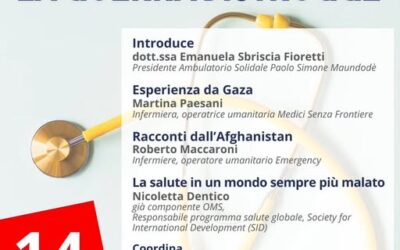 La sanità pubblica cura, la guerra distrugge – Sabato 14 febbraio alle 17:30 all’Auditorium San Rocco di Senigallia