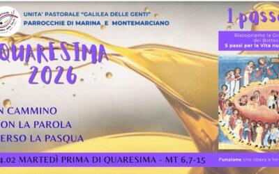 Camminare con la Parola in Quaresima – Martedì prima settimana di Quaresima