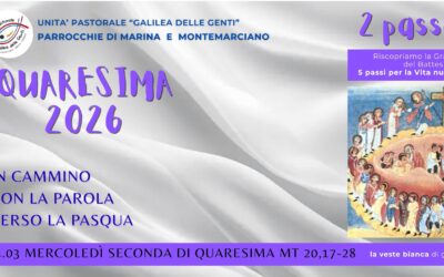 Camminare con la Parola in Quaresima – Mercoledì seconda settimana di Quaresima