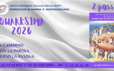 Camminare con la Parola in Quaresima – Venerdì seconda settimana di Quaresima