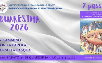 Camminare con la Parola in Quaresima – Sabato seconda settimana di Quaresima