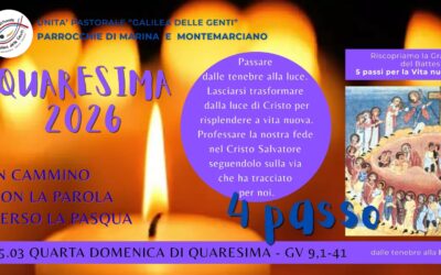 In cammino con la Parola verso la Pasqua – quarta domenica di Quaresima
