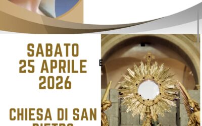 Adorazione Eucaristica sabato 25 aprile Chiesa di San Pietro Apostolo di Montemarciano