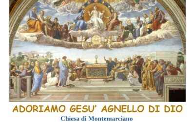 Adorazione Eucaristica Notturna “Adoriamo Gesù Agnello di Dio” – 4-5 luglio 2026 – Chiesa di Montemarciano