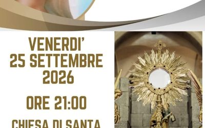Rosario meditato e Adorazione Eucaristica – Venerdì 25 settembre – Chiesa di Marina