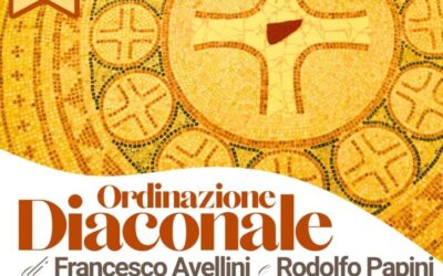 Ordinazione diaconale di Francesco Avellini e Rodolfo Papini – Domenica 4 ottobre ore 17, Chiesa di Santa Maria della Neve e San Rocco, Marina di Montemarciano