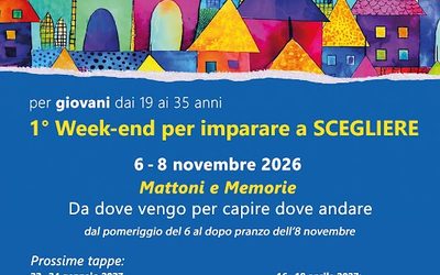 Sta per partire il percorso vocazionale regionale al centro Christus Vivit di Montorso (Loreto) per tutti quei giovani dai 19 ai 35 anni che si interrogano sulla loro vocazione. La prima tappa sarà nel weekend 6-8 novembre